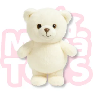 Плюшено бяло мече 22см