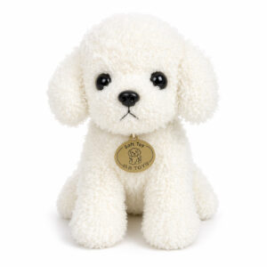 Пудел мини в бяло