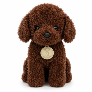 Пудел мини в кафяво